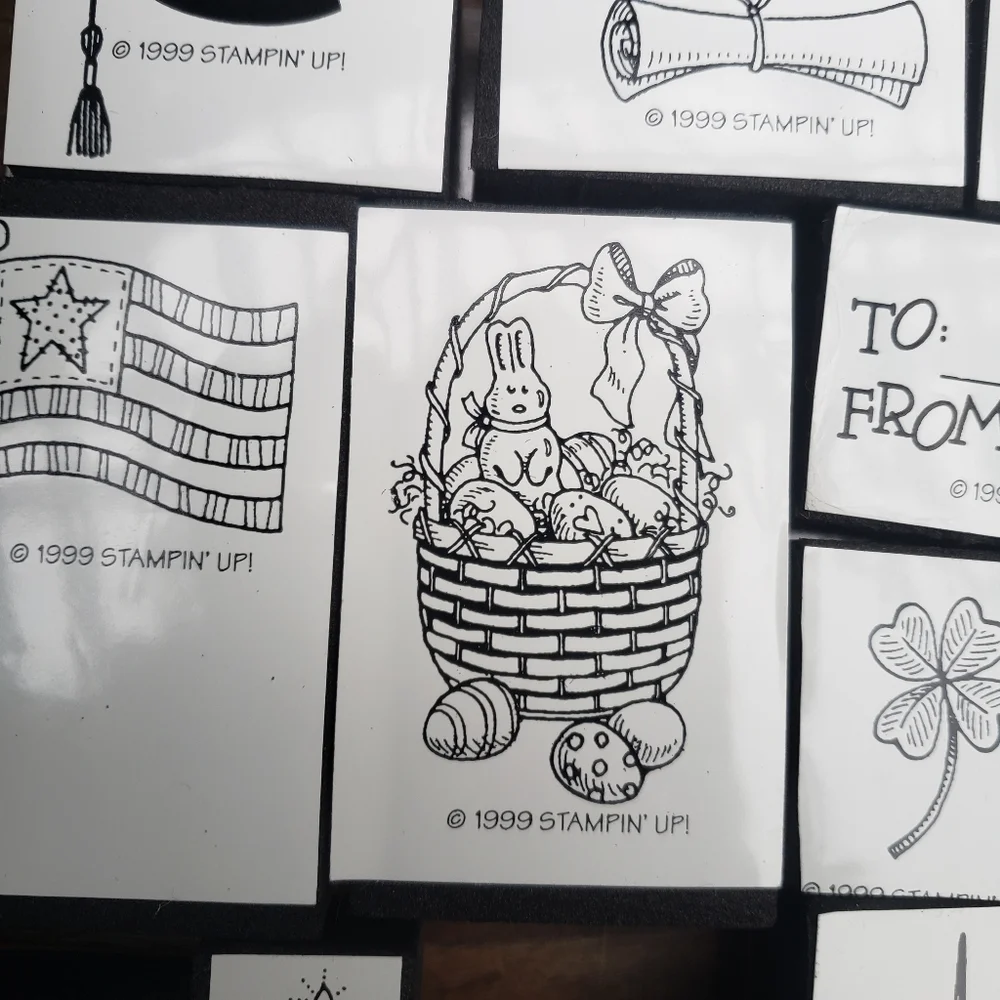 1999 & (1) 1992 Stampin' Up! Stamps - Special Occasion Collection (11 In Total)